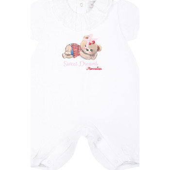 Abbigliamento Bambina Tuta jumpsuit / Salopette Monnalisa 35C208 3000 0099 Bianco