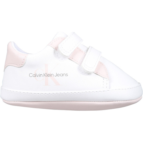 Scarpe Bambina Sneakers basse Calvin Klein Jeans V0A4 80780 1582X134 Bianco
