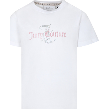 Abbigliamento Bambina T-shirt maniche corte Juicy Couture 24SMJCJBX6362 002 Bianco