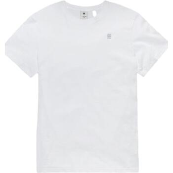 Abbigliamento Uomo T-shirt & Polo G-Star Raw Base D16411 White Bianco