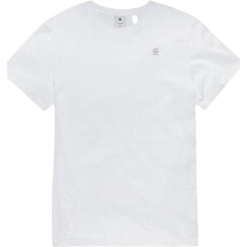 Abbigliamento Uomo T-shirt & Polo G-Star Raw Base D16411 White Bianco