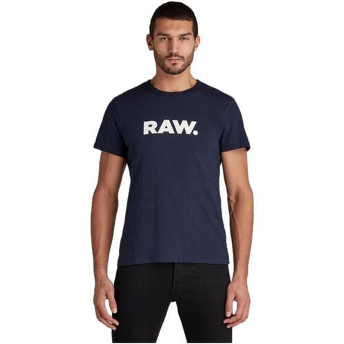 Abbigliamento Uomo T-shirt maniche corte G-Star Raw D08512 Blu