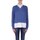 Abbigliamento Donna T-shirts a maniche lunghe Semicouture Y4SB13 Blu