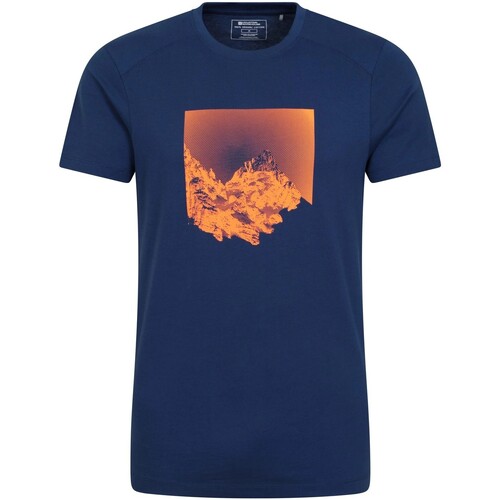 Abbigliamento Uomo T-shirts a maniche lunghe Mountain Warehouse MW2493 Blu