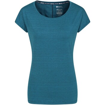 Abbigliamento Donna T-shirts a maniche lunghe Mountain Warehouse Dynamic Panna Blu