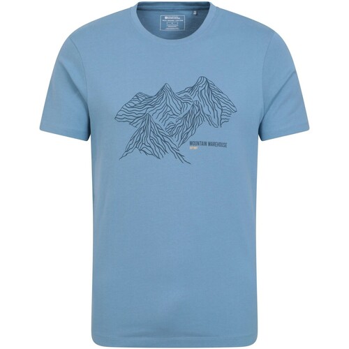 Abbigliamento Uomo T-shirts a maniche lunghe Mountain Warehouse MW2517 Blu