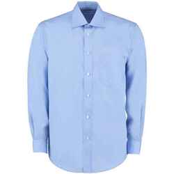 Abbigliamento Uomo Camicie maniche lunghe Kustom Kit K104 Blu