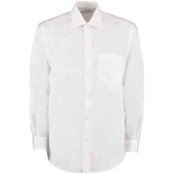 Abbigliamento Uomo Camicie maniche lunghe Kustom Kit K104 Bianco