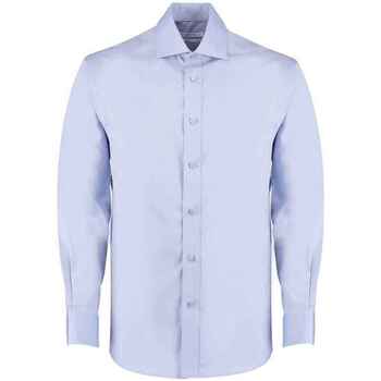 Abbigliamento Uomo Camicie maniche lunghe Kustom Kit K118 Blu