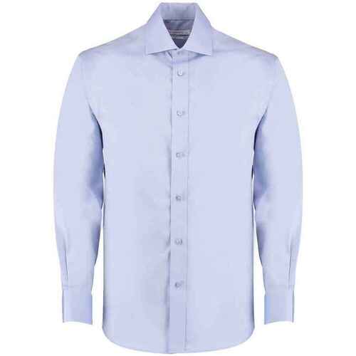 Abbigliamento Uomo Camicie maniche lunghe Kustom Kit K118 Blu