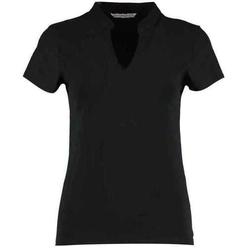 Abbigliamento Donna T-shirts a maniche lunghe Kustom Kit Corporate Nero