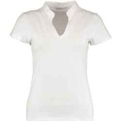 Abbigliamento Donna T-shirts a maniche lunghe Kustom Kit Corporate Bianco