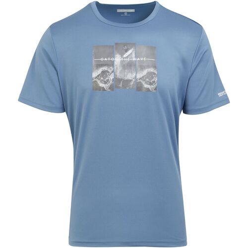Abbigliamento Uomo T-shirts a maniche lunghe Regatta Fingal VIII Blu