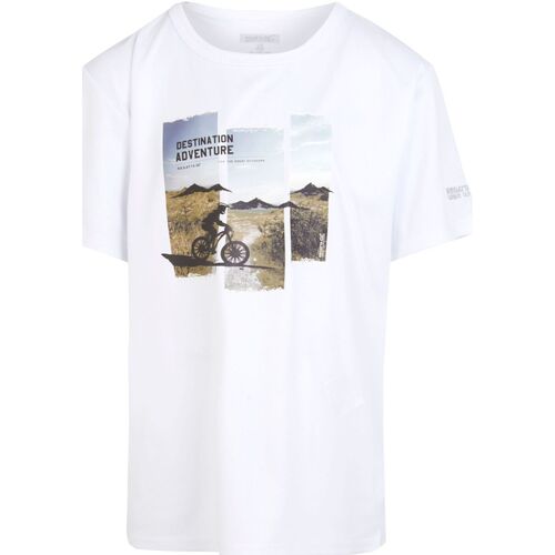 Abbigliamento Unisex bambino T-shirt maniche corte Regatta Alvardo VIII Bianco