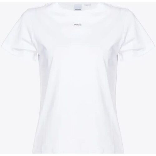 Abbigliamento Donna T-shirt & Polo Pinko BASICO 100373 A1N8-Z04 Bianco