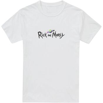 Abbigliamento Uomo T-shirts a maniche lunghe Rick And Morty TV2930 Bianco