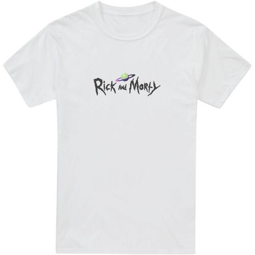 Abbigliamento Uomo T-shirts a maniche lunghe Rick And Morty TV2930 Bianco