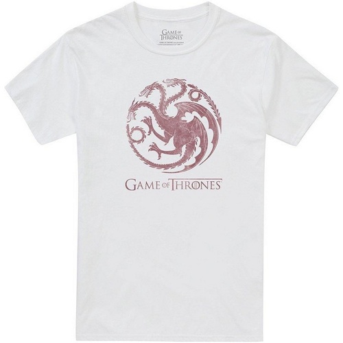 Abbigliamento Uomo T-shirts a maniche lunghe Game Of Thrones TV2935 Bianco