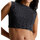Abbigliamento Donna Top / T-shirt senza maniche Calvin Klein Jeans AOP CROPPED TANK TOP Nero