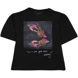 Abbigliamento Bambina T-shirt maniche corte John Richmond RGP24075TS Nero