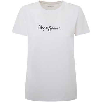 Abbigliamento Donna T-shirt & Polo Pepe jeans PL505827 Bianco