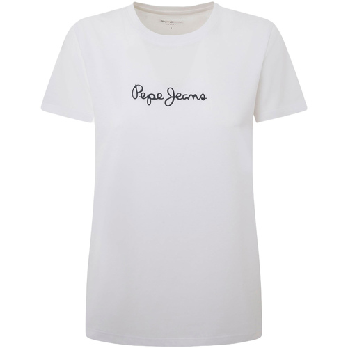 Abbigliamento Donna T-shirt & Polo Pepe jeans PL505827 Bianco