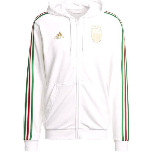Abbigliamento Felpe adidas Originals Felpa Calcio FIGC DNA Bianco