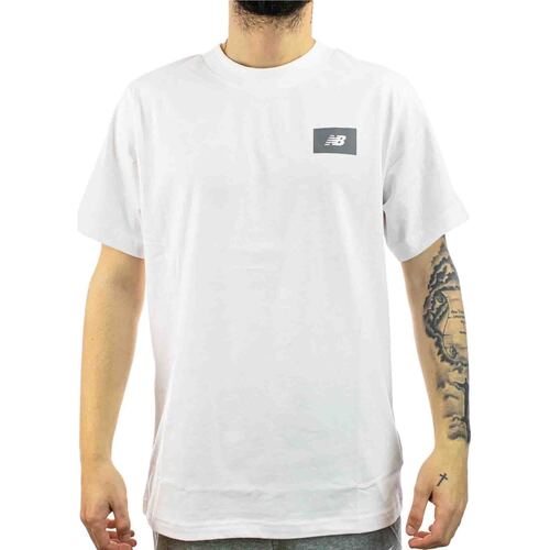 Abbigliamento Uomo T-shirt maniche corte New Balance MT41584 Bianco