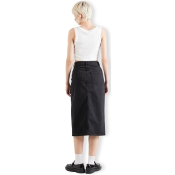 Only Noos Bianca Midi Skirt - Washed Black Nero
