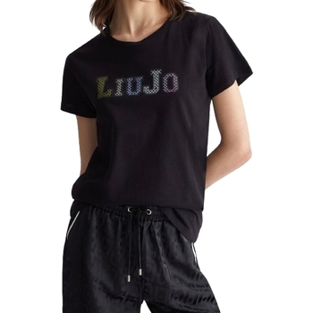 Abbigliamento Donna T-shirt & Polo Liu Jo T shirt ES24LJ36 Nero