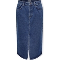 Image of Gonna Only Noos Bianca Midi Skirt - Medium Blue Denim