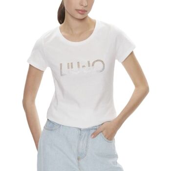 Abbigliamento Donna T-shirt & Polo Liu Jo T SHIRT ES24LJ44 Bianco