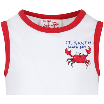 Abbigliamento Bambino Top / T-shirt senza maniche Mc2 Saint Barth TARN001 00969F Bianco