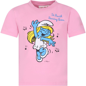 Abbigliamento Bambina T-shirt maniche corte Mc2 Saint Barth ELLY001 01939F Rosa