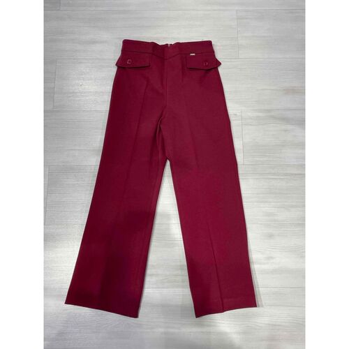 Abbigliamento Donna Pantaloni Nualy N5171 2000000383576 Rosso