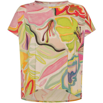 Abbigliamento Donna T-shirt maniche corte Deha T-SHIRT AMPIA ALLOVER Giallo
