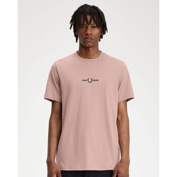 Abbigliamento Uomo T-shirt maniche corte Fred Perry M4580 Rosa