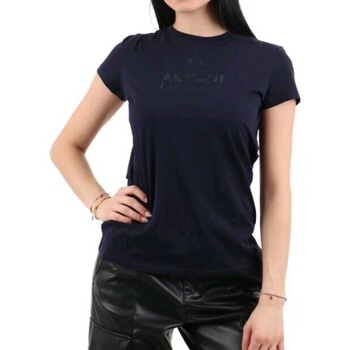 Abbigliamento Donna Top / T-shirt senza maniche EAX 3DYT11 YJG3Z Blu