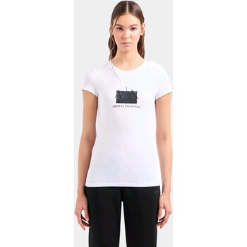 Abbigliamento Donna Top / T-shirt senza maniche EAX 3DYT51 YJETZ Bianco