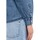 Abbigliamento Donna T-shirt & Polo Replay Blusa In Denim Con Rouches Blu