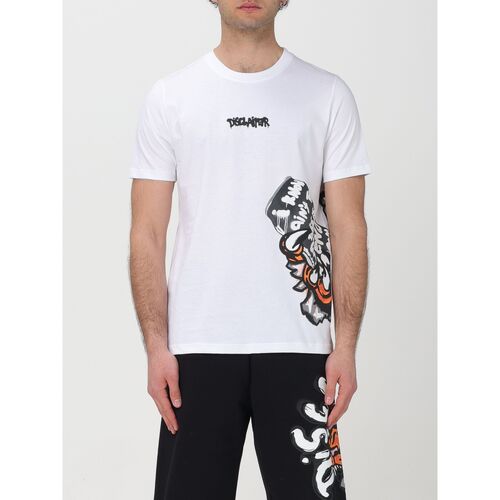 Abbigliamento Uomo T-shirt & Polo Disclaimer 24EDS54444 BIANCO Bianco