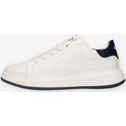 Scarpe Sneakers basse Canussa 42700-WHIITE-BLEU Bianco
