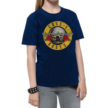 Abbigliamento Unisex bambino T-shirt maniche corte Guns N Roses Classic Blu