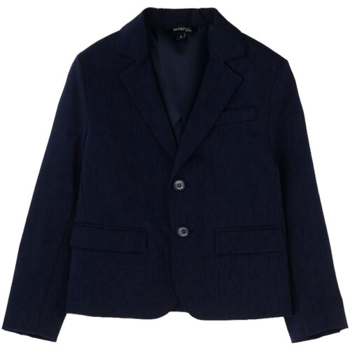 Abbigliamento Bambino Giacche / Blazer Imperial GIACCA 2 BOTT. C/PATTINE P.TO MILANO Blu