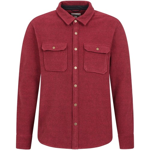 Abbigliamento Uomo Camicie maniche lunghe Mountain Warehouse Dresden Rosso