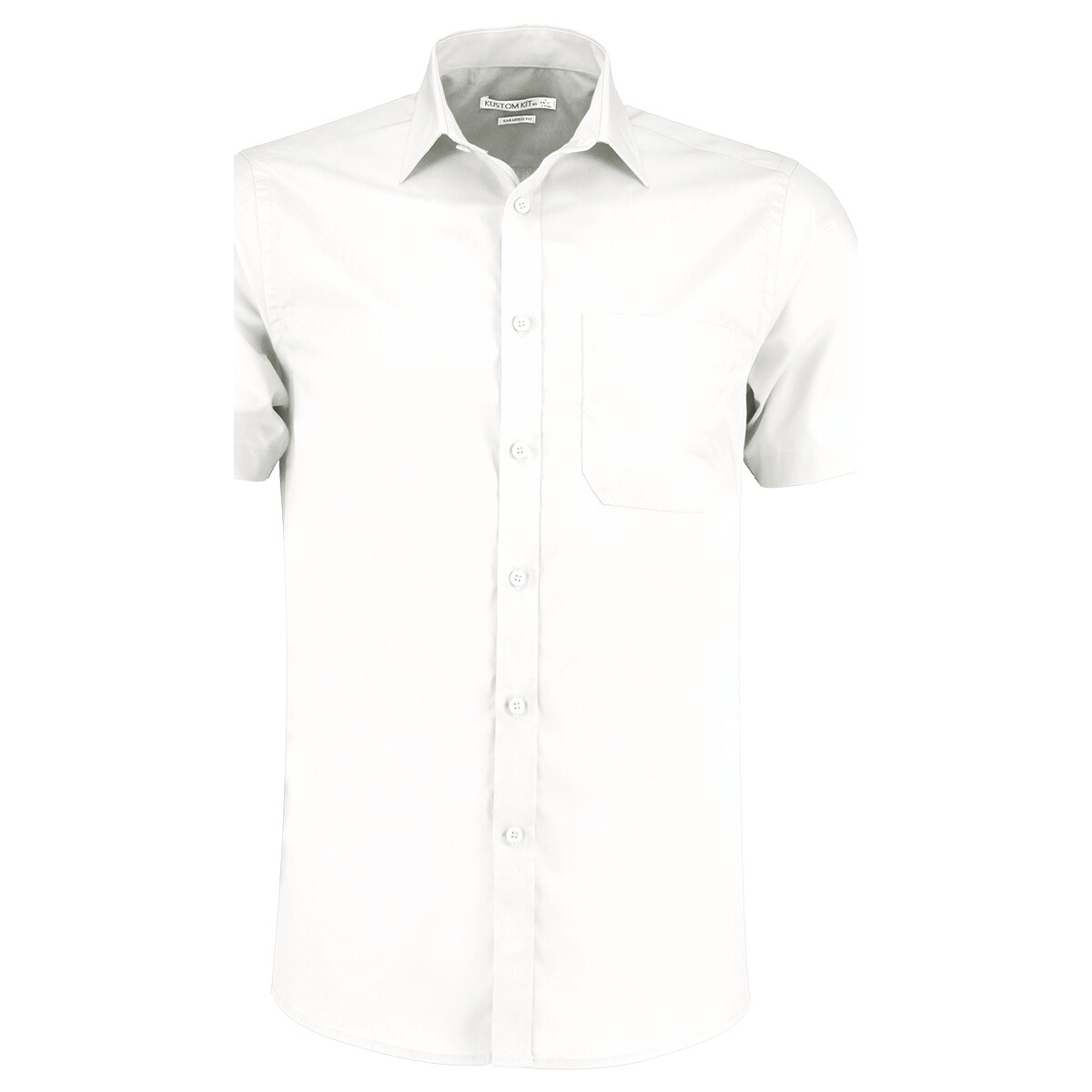 Abbigliamento Uomo Camicie maniche corte Kustom Kit KK141 Bianco