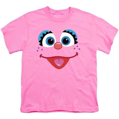 Abbigliamento Unisex bambino T-shirt maniche corte Sesame Street TV2860 Viola