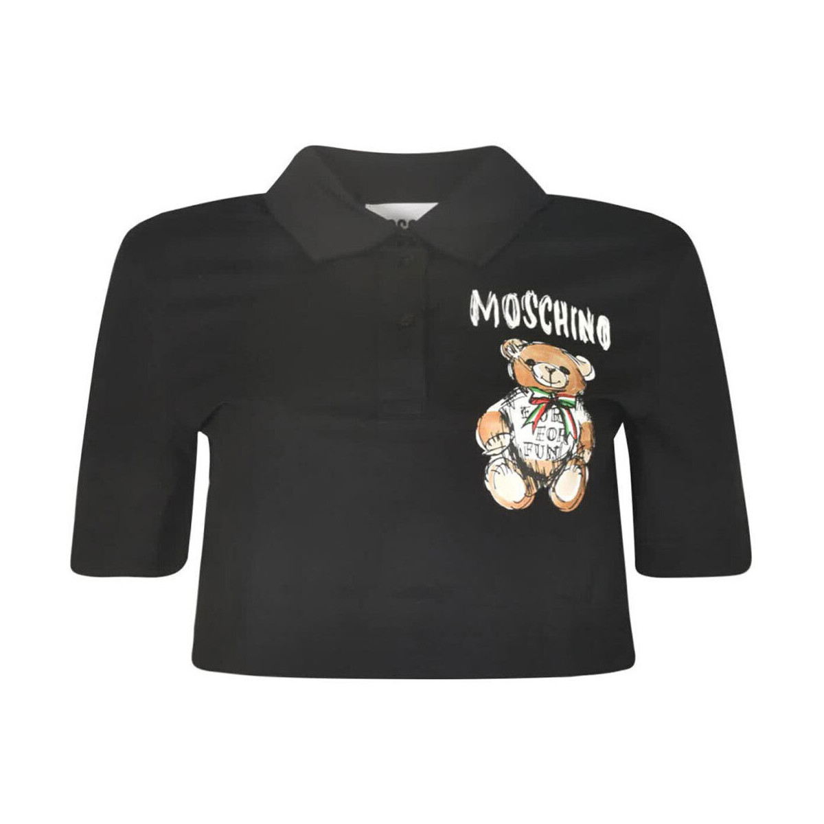 Abbigliamento Donna T-shirt maniche corte Moschino T-SHIRT Nero