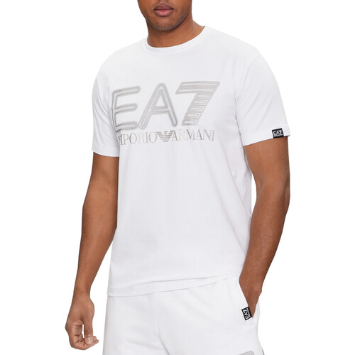 Abbigliamento Uomo T-shirt maniche corte Emporio Armani EA7 3DPT37-PJMUZ Bianco