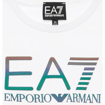Abbigliamento Bambino T-shirt maniche corte Emporio Armani EA7 3DBT53-BJ02Z Bianco
